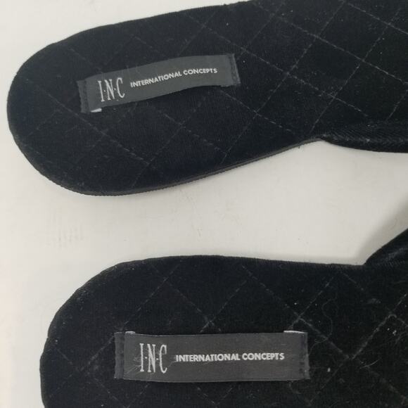 INC. Black Cozy Slipper Comfortable Slip On Lightweight Slipper Women's Size 11 - Picture 3 of 7